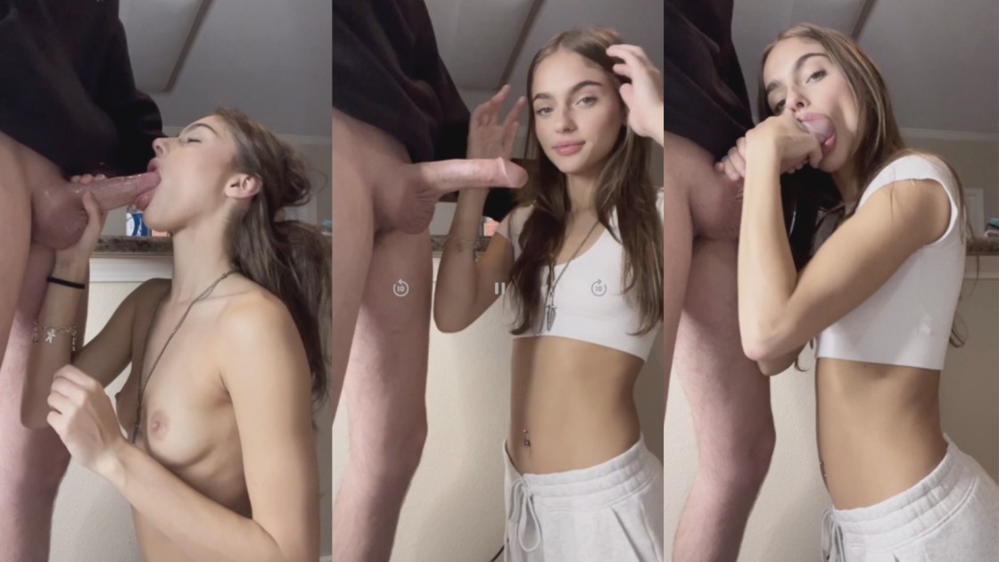 Kinsley Wyatt Sucks Her BFs Dick Video Leaked