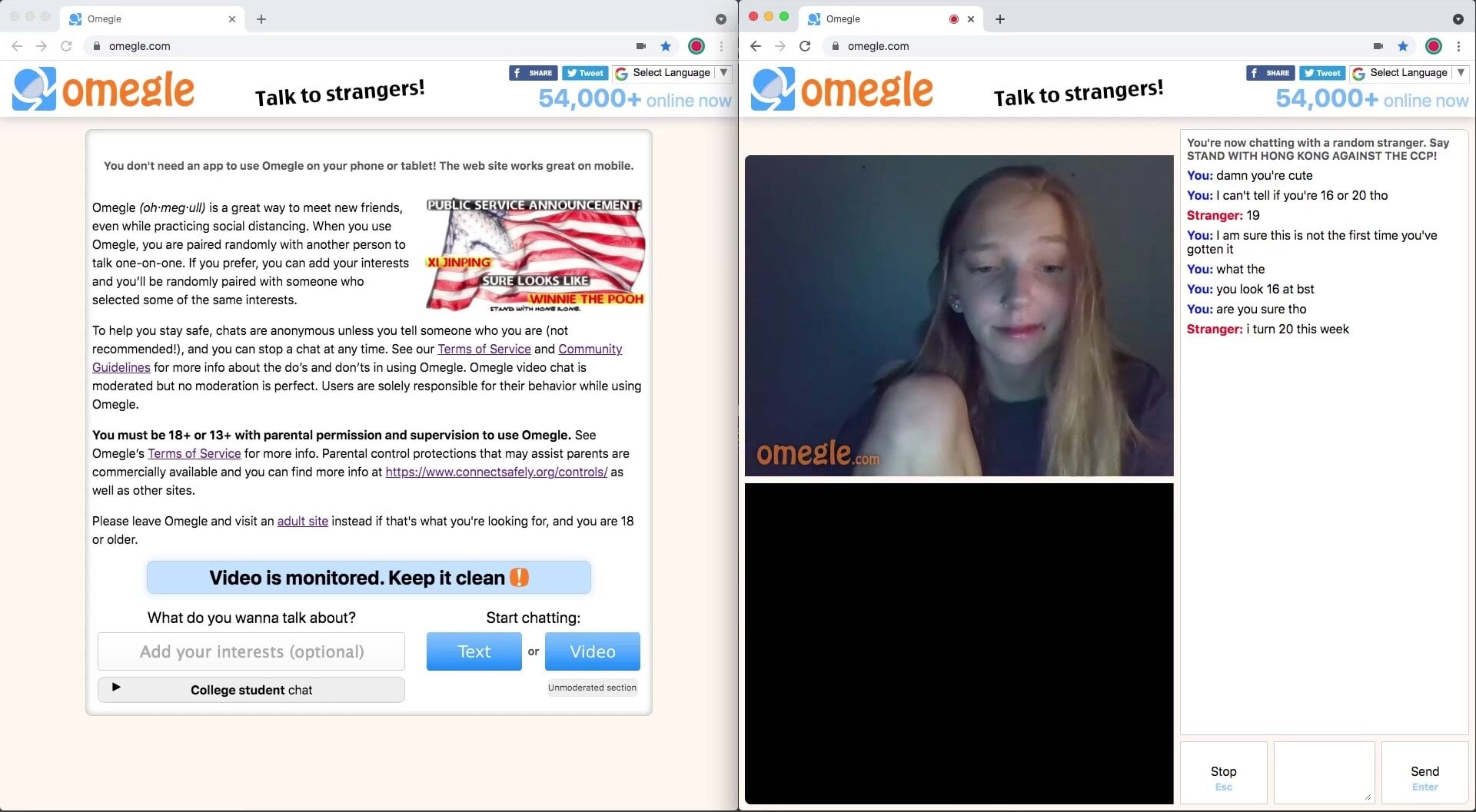 Cute innocent blonde girl g766