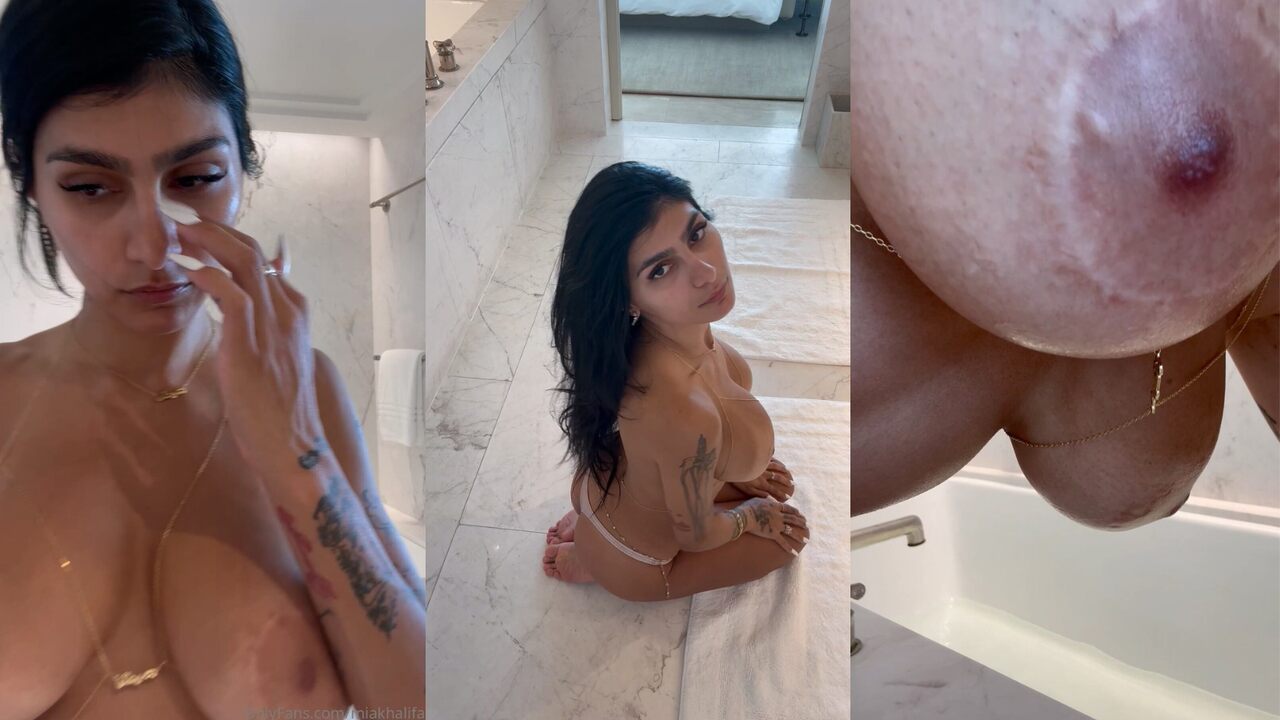 Mia Khalifa 34min Bathing Video Leaked